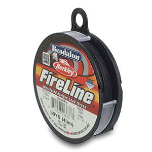 Beadalon rijgdraad Fireline 0.20mm Black
