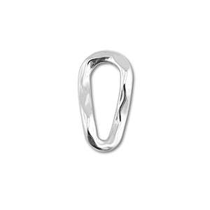 Roestvrij stalen (RVS) stainless steel onderdelen tussenstuk ovaal Silver