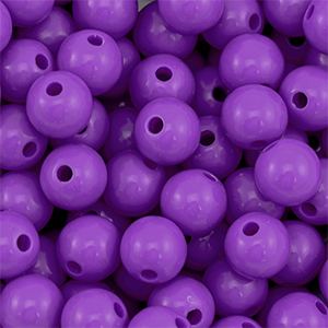 10 mm DQ acryl kralen Purple