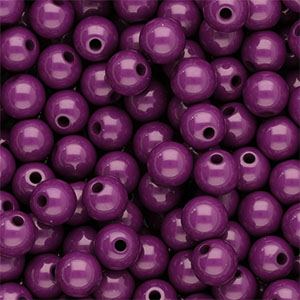 8 mm acryl kralen shiny Aubergine purple