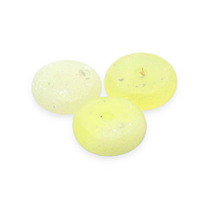 Natuursteen kralen serpentijn rondel Yellow