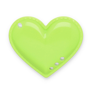 Statement hangers hart Lime green