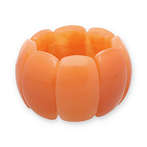 Resin armbanden Flame orange