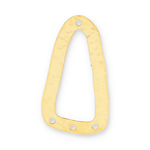 Bedels DQ Eco-brass&reg; metaal tussenstuk Goud (nikkelvrij)