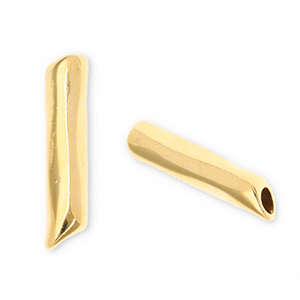 Onderdelen DQ metaal eindkap Goud (nikkelvrij)