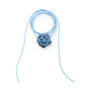 Bloem choker Blue