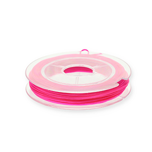 Elastiek rijgdraad 0.8mm Fuchsia pink