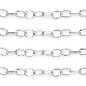 Aluminium onderdelen jasseron ankerketting Silver