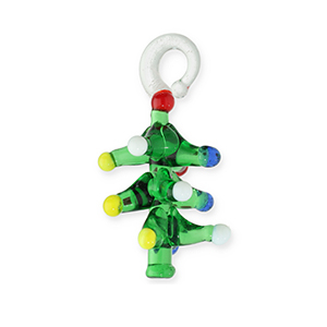 Glasbedels kerstboom Green-multicolour
