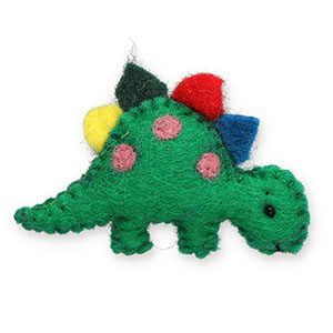 Broches vilt dinosaurus Green-yellow-red-blue