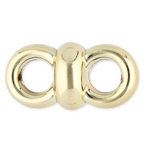 Acrylic chain tussenstuk Gold