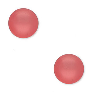 7mm classic cabochon Polaris Elements shiny Mellow rose