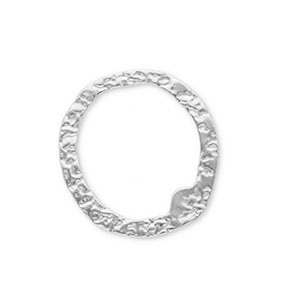 Roestvrij stalen (RVS) stainless steel onderdelen tussenstuk rond Silver