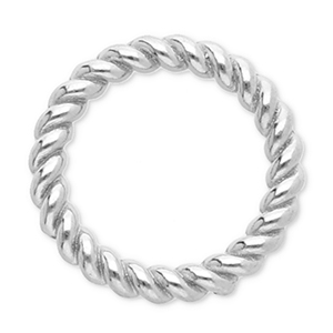 Roestvrij stalen (RVS) stainless steel onderdelen dichte ring 12mm Silver