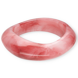 Resin armbanden bangle Pink