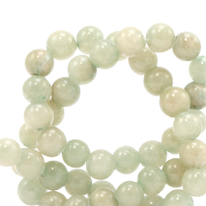 Natuursteen kralen 6mm Ice green