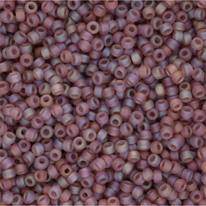 Miyuki rocailles 11/0 Transparant Matte Smoky Amethyst 11-142FR