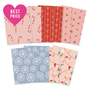 Sieraden kaartjes assorti kerst Multicolor