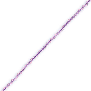 Natuursteen kralen facet geslepen 2mm Light amethyst-pearl shine coating