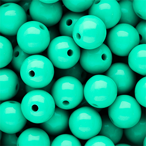 14 mm DQ acryl kralen shiny Cabbage green 13-5714 TCX