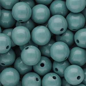 12 mm DQ acryl kralen shiny Cameo blue 15-4414 TCX