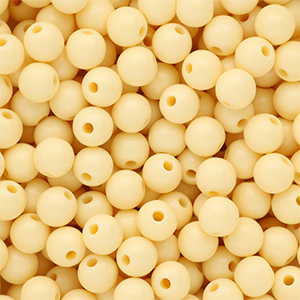 8 mm DQ acryl kralen shiny Pastel yellow 11-0616 TPG