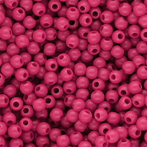 6 mm DQ acryl kralen shiny Rose violet 17-2624 TCX