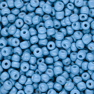 Glaskralen Rocailles 6/0 (4mm) Light blue
