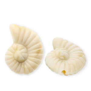 Acryl kralen schelp Beige-brown