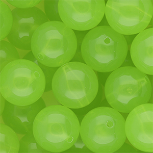 18 mm DQ&reg; acryl kralen shiny Light green
