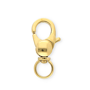 Roestvrij stalen (RVS) Stainless steel onderdelen karabijnslot Gold