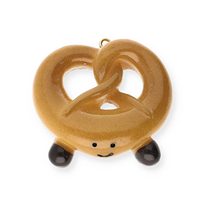 Statement hangers pretzel Brown-dark brown