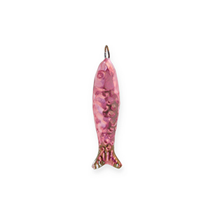 DQ&reg; Grieks keramiek hangers sardine Orchid pink-vintage berry