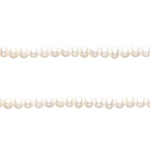 TQ Zoetwaterparels rond 4 mm Natural white