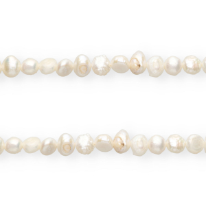 Imperfecte zoetwaterparels nugget 6-8mm Naturel white