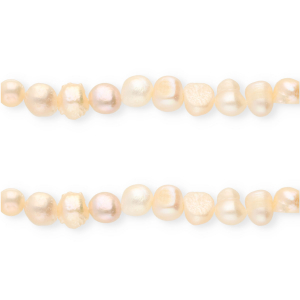 Imperfecte zoetwaterparels rond 7-9mm Peach rose