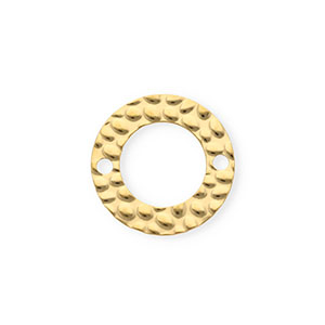 Roestvrij stalen (RVS) Stainless steel onderdelen tussenstuk rond Gold