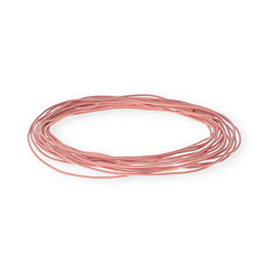 leer rond 1mm Light pink