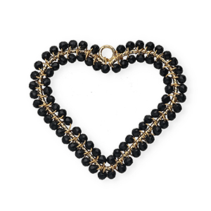 Top facet hangers hart Gold-black