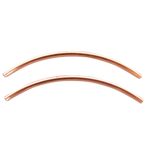 Onderdelen DQ metaal tube 2x50mm Ros&eacute; goud 