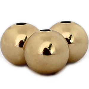 DQ metaal kraal 8mm Gold 