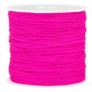 Macram&eacute; draad 0.8mm Neon super pink
