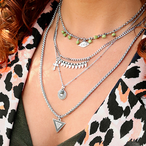 Stainless steel layered necklaces: DE trend van 2018!