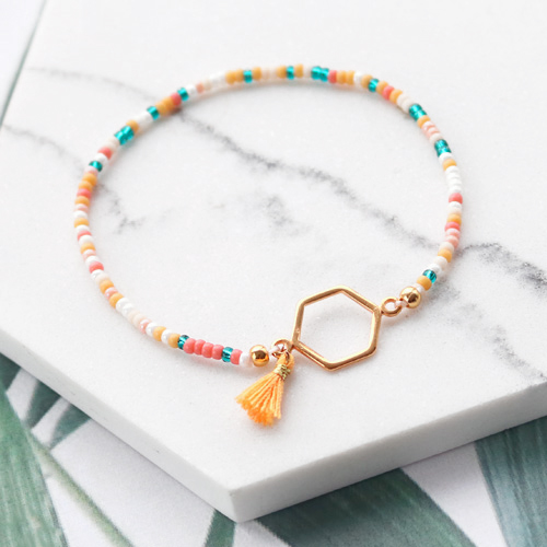 Miyuki inspiratie met DQ metaal in grafische vormen!