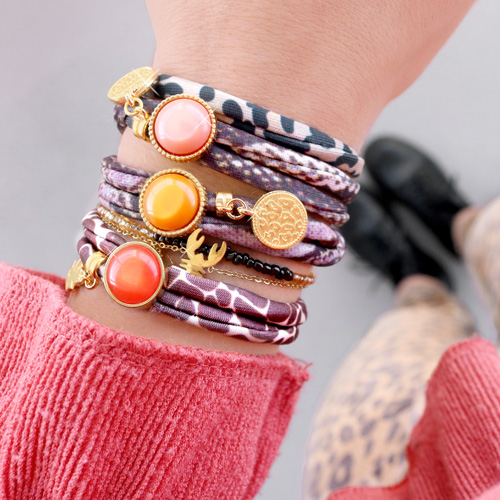 DIY: armbandjes van gestikt elastisch lint!