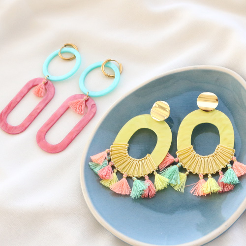 Get inspired: oorbellen maken met resin hangers! 