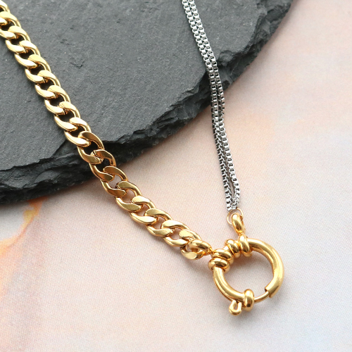 Zo combineer je goud met zilver in trendy sieraden van stainless steel:
