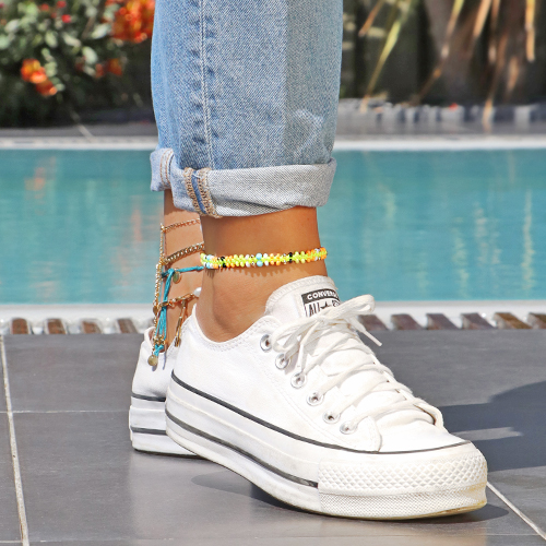 Get inspired door deze vrolijke zomerse enkelbandjes! 