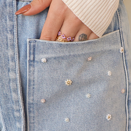 Gebruik ze in sieraden en op je kleding