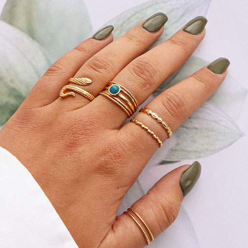 Zo combineer je de stainless steel ringen